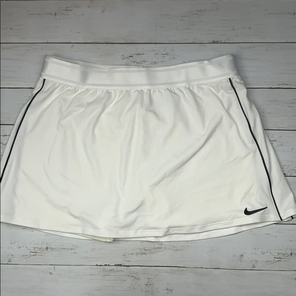 Nike Dri-Fit White Tennis Skirt